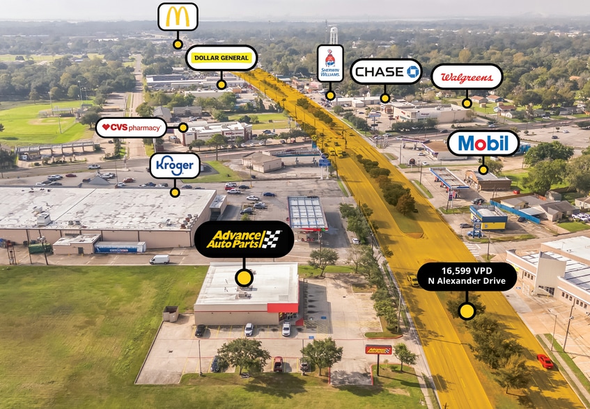 1722 N Alexander Dr, Baytown, TX à vendre - Photo du bâtiment - Image 2 de 5