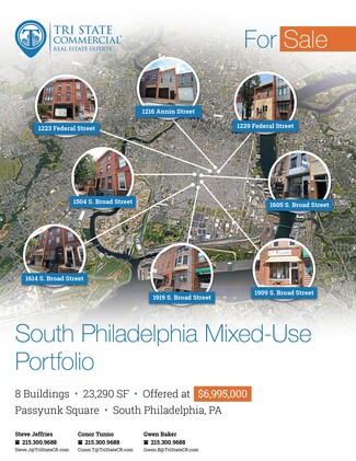 Plus de détails pour South Philadelphia Mixed-Use Portfolio – à vendre, Philadelphia, PA