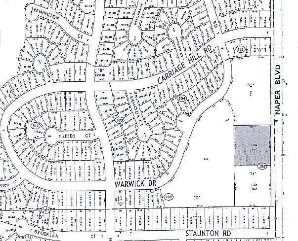 2015 S Naper Blvd, Naperville, IL à louer - Plan cadastral - Image 2 de 2