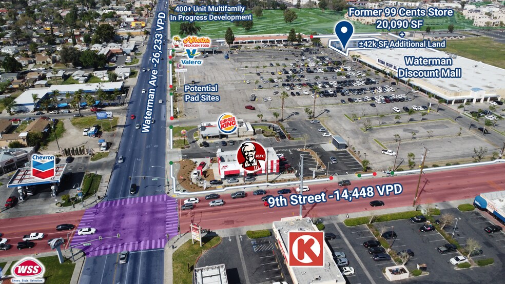 905-1055 N Waterman Ave, San Bernardino, CA for lease - Building Photo - Image 1 of 13