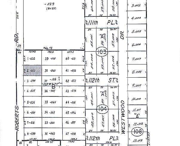 11195 S Roberts Rd, Palos Hills, IL for sale - Plat Map - Image 2 of 2
