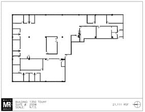 1350 E Touhy Ave, Des Plaines, IL à louer Plan d’étage- Image 1 de 6