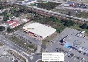 Biganos - Aerial  map view
