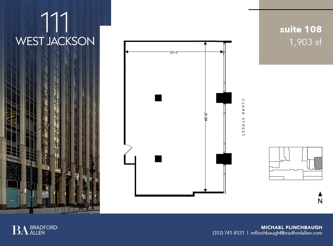 111 W Jackson Blvd, Chicago, IL for lease Interior Photo- Image 1 of 1