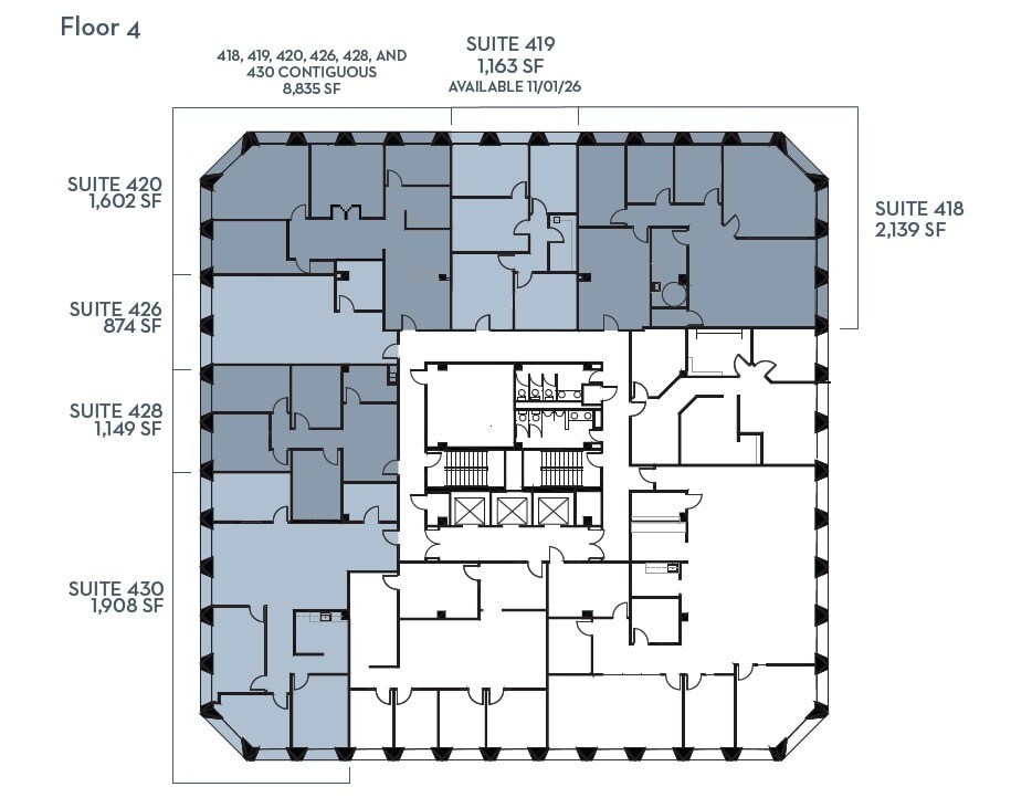 1300 Summit Ave, Fort Worth, TX à louer Plan d’étage- Image 1 de 1