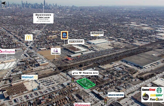 Plus de détails pour 4701-4725 W North Ave, Chicago, IL - Terrain à louer