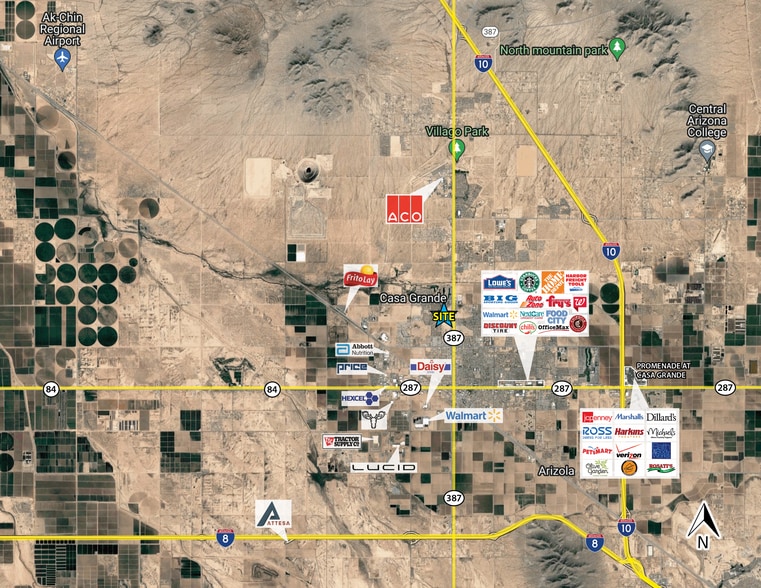 1865 N Pinal Ave, Casa Grande, AZ à louer - Aérien - Image 2 de 4