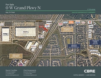 Plus de détails pour 0 W Grand Pkwy N, Katy, TX - Terrain à vendre
