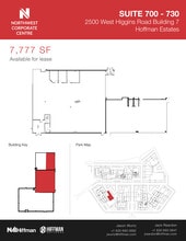 2500 W Higgins Rd, Hoffman Estates, IL à louer Plan d’étage- Image 2 de 2