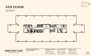 3000 Post Oak Blvd, Houston, TX for lease Floor Plan- Image 1 of 1