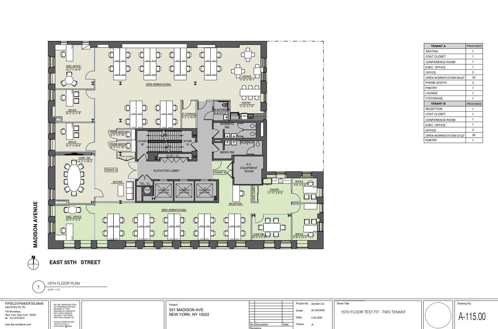 551 Madison Ave, New York, NY à louer Plan d’étage- Image 1 de 8