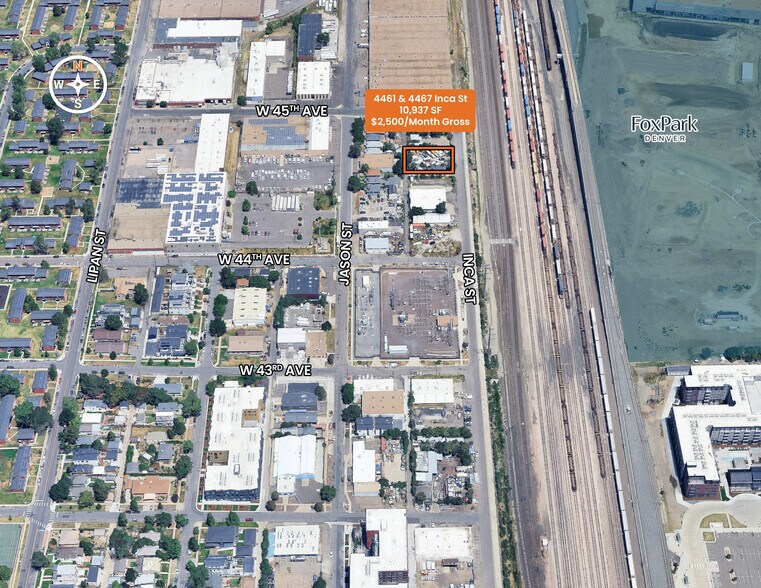 4467 Inca St, Denver, CO à louer - Aérien - Image 2 de 10