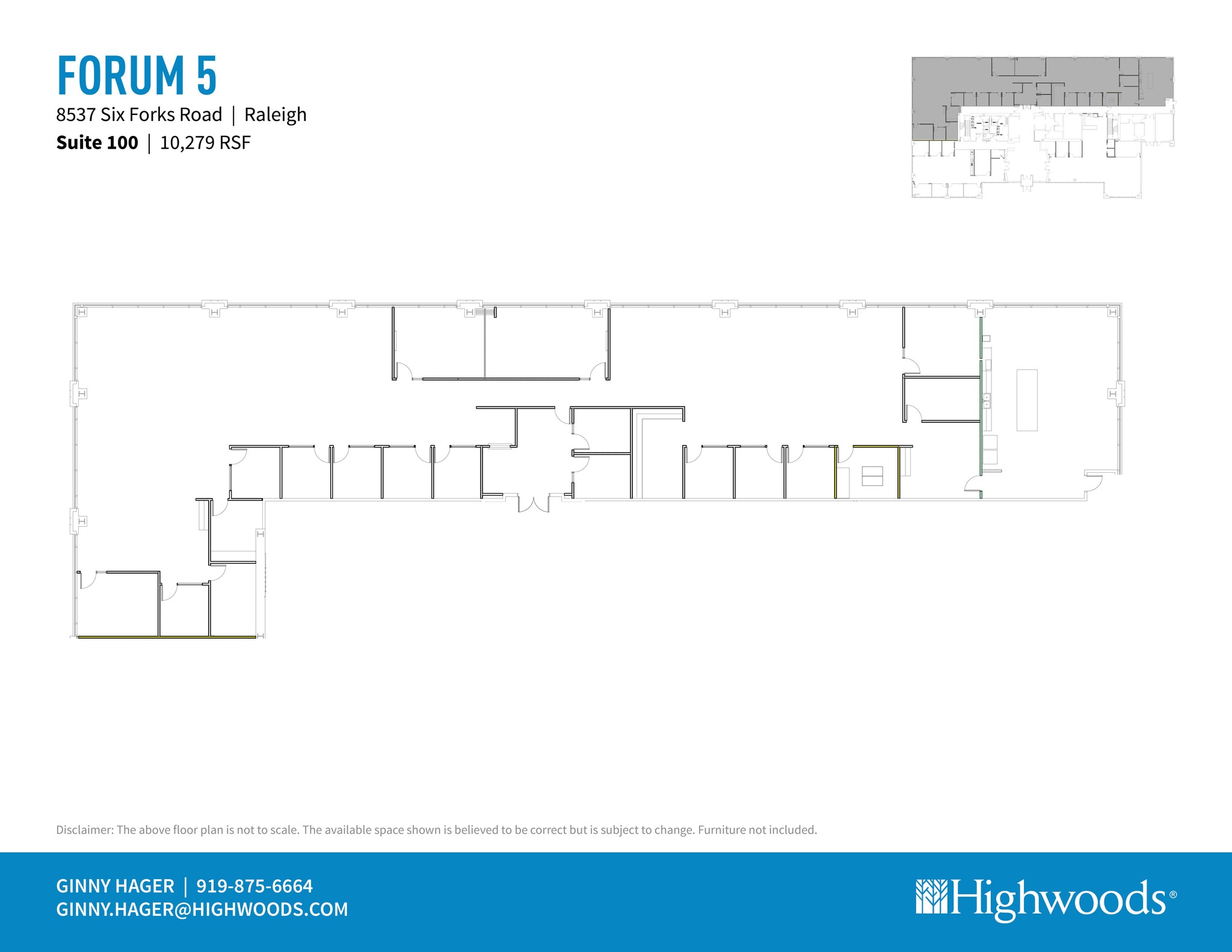 8537 Six Forks Rd, Raleigh, NC à louer Plan d’étage- Image 1 de 1