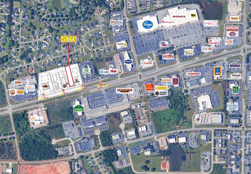4040 Watson Blvd, Warner Robins, GA à louer - Photo du bâtiment - Image 2 de 3