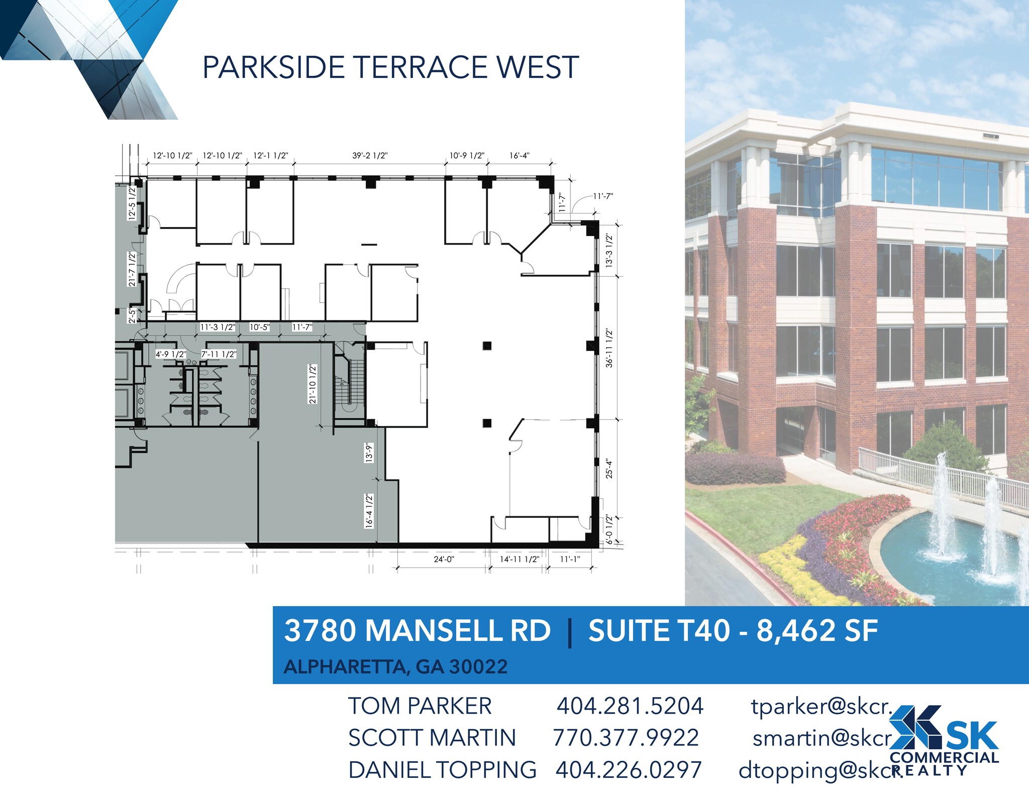 3780 Mansell Rd, Alpharetta, GA à louer Plan de site- Image 1 de 1