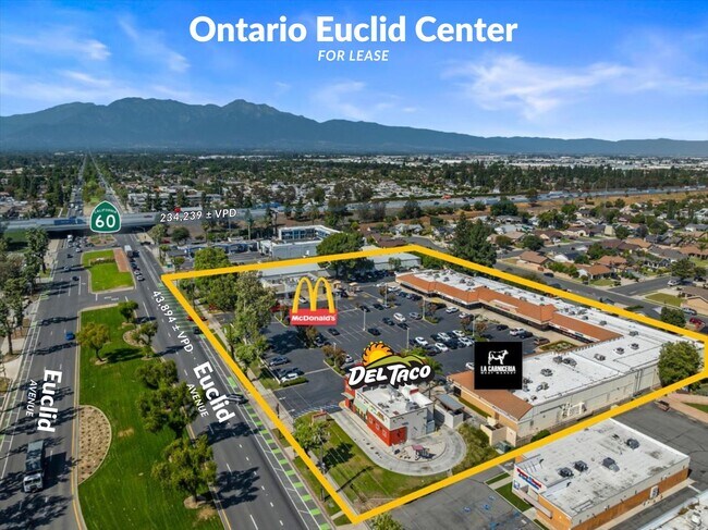 Plus de détails pour 2463-2529 S Euclid Ave, Ontario, CA - Commerce de détail à louer