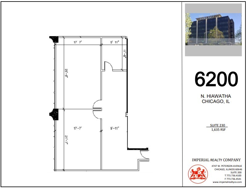 6200 N Hiawatha Ave, Chicago, IL à louer Plan d  tage- Image 1 de 5