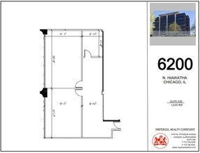 6200 N Hiawatha Ave, Chicago, IL à louer Plan d  tage- Image 1 de 5