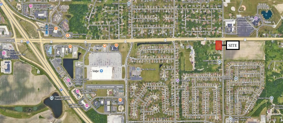 10 S 550 E, Lafayette, IN for sale - Aerial - Image 2 of 2