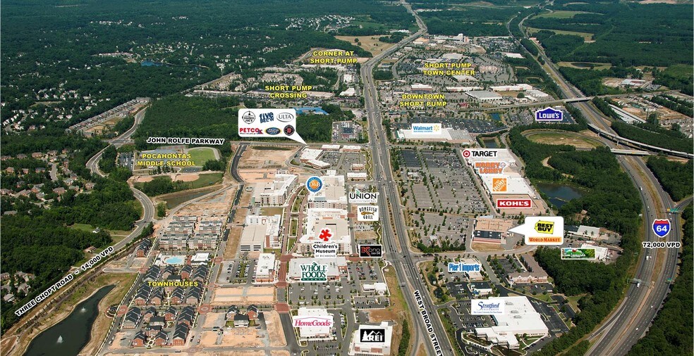 11200 W Broad St, Glen Allen, VA à vendre - Aérien - Image 2 de 2