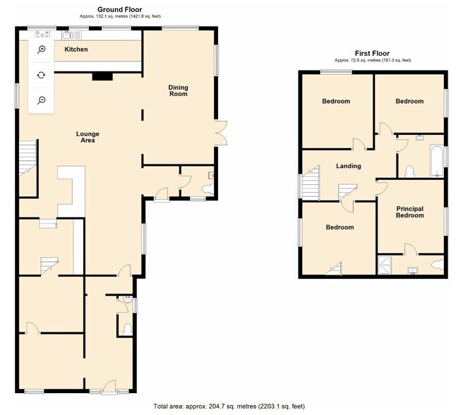 The Slad, Newnham à vendre - Plan d’étage - Image 3 de 3