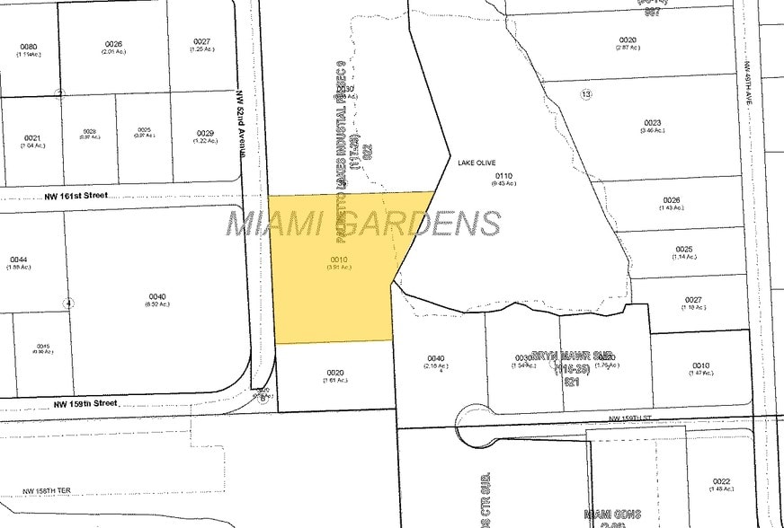 16005-16085 NW 52nd Ave, Opa Locka, FL for lease - Plat Map - Image 3 of 4