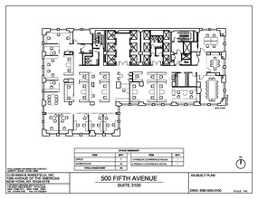 500 Fifth Ave, New York, NY for lease Floor Plan- Image 1 of 4