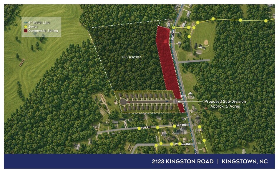 2123 Kingston Rd, Kingstown, NC for sale - Site Plan - Image 1 of 5