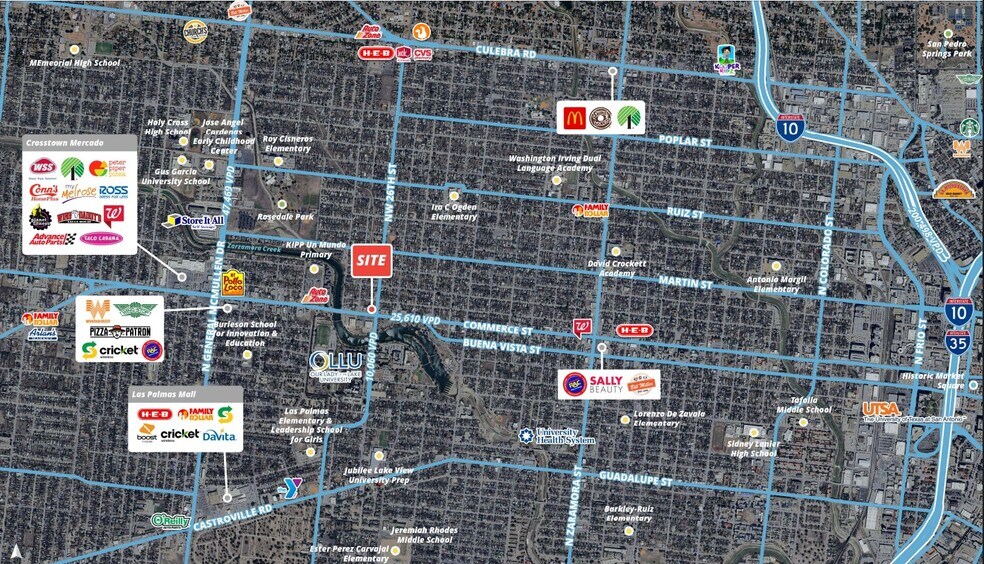 4001 W Commerce St, San Antonio, TX à vendre - Aérien - Image 2 de 4