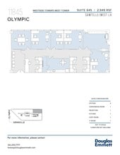11845 W Olympic Blvd, Los Angeles, CA à louer Plan d’étage- Image 1 de 1