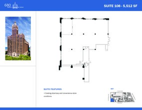 680 N Lake Shore Dr, Chicago, IL à louer Plan d  tage- Image 1 de 1