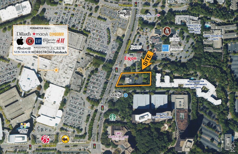 84 Perimeter Ctr E, Atlanta, GA à vendre - Aérien - Image 2 de 3