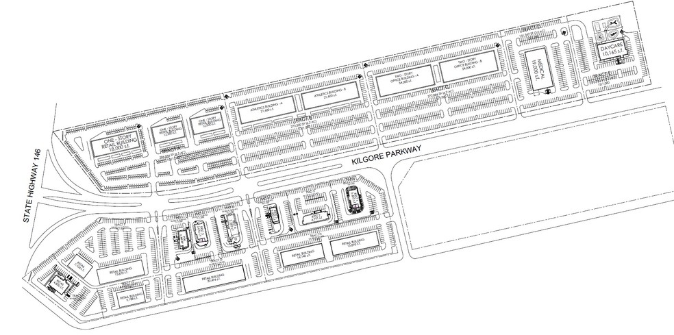 Hwy 146 & Kilgore Pky, Baytown, TX à louer - Plan de site - Image 3 de 6