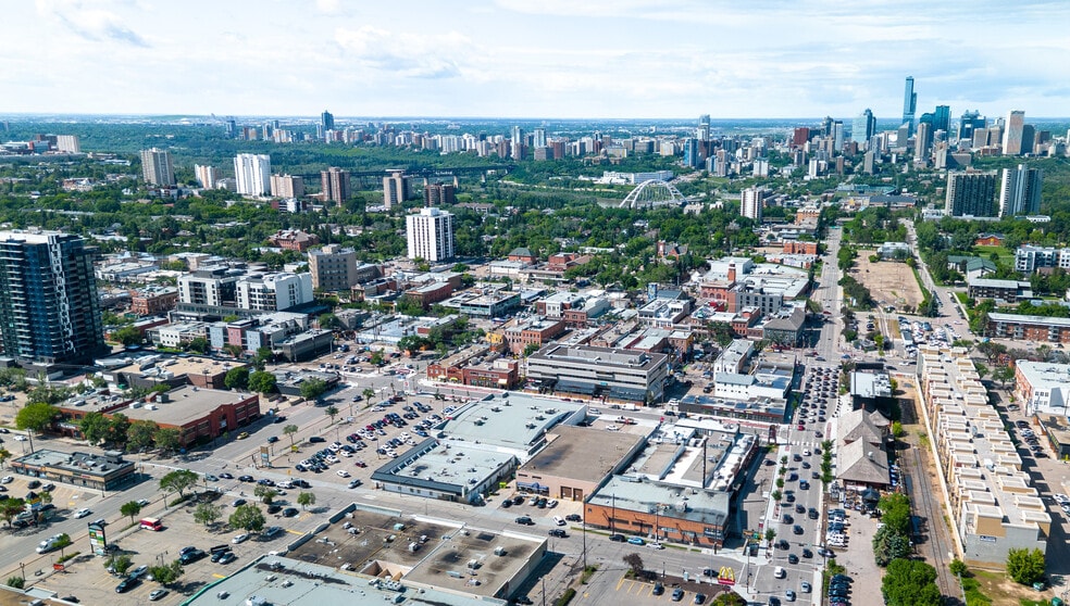10328 81st Ave, Edmonton, AB for lease - Aerial - Image 3 of 3