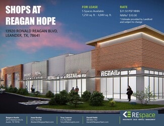 Plus de détails pour 13920 Ronald W Reagan Blvd, Leander, TX - Bureau/Médical, Bureau/Commerce de détail à louer