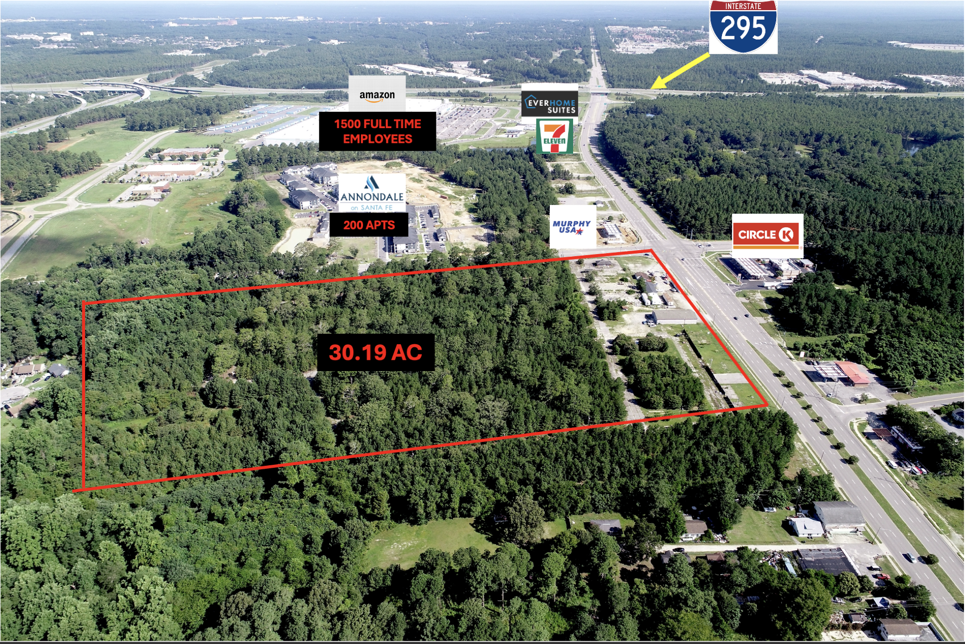 5657 Bragg Blvd, Fayetteville, NC à vendre Aérien- Image 1 de 1