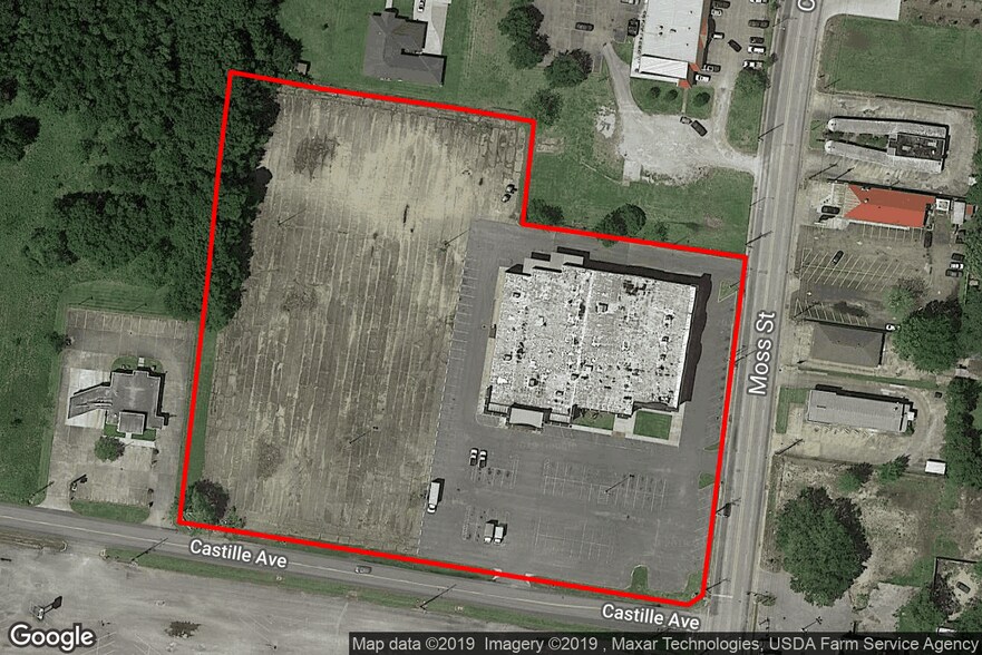 100 Castille Ave-Land, Lafayette, LA à vendre - Aérien - Image 2 de 2