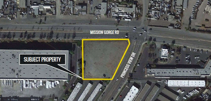 Mission Gorge Rd and Princess View Dr, San Diego, CA for sale - Building Photo - Image 1 of 1