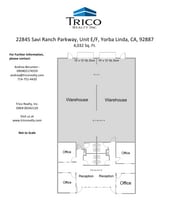 22755 Savi Ranch Pky, Yorba Linda, CA for lease Floor Plan- Image 1 of 1