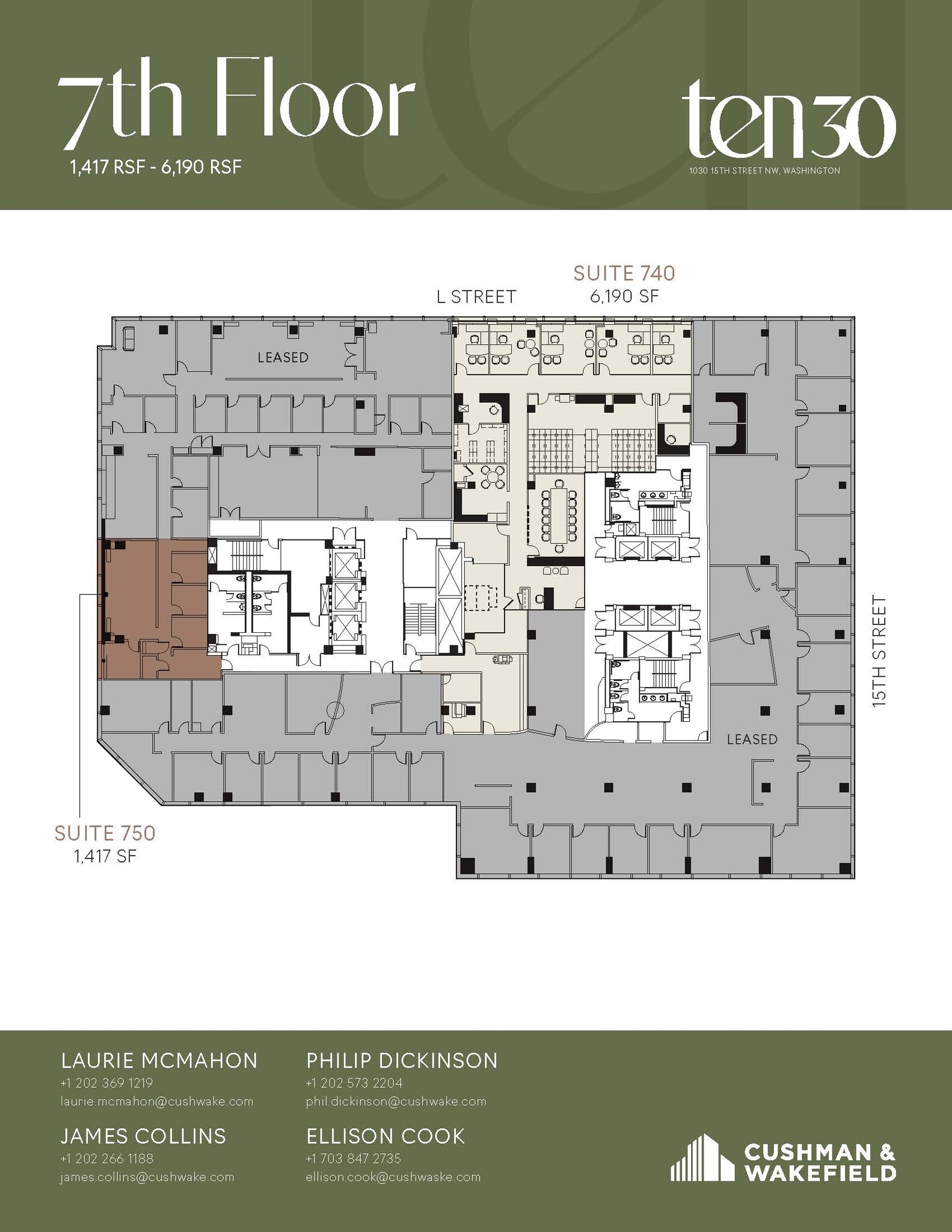 1030 15th St NW, Washington, DC for lease Floor Plan- Image 1 of 1