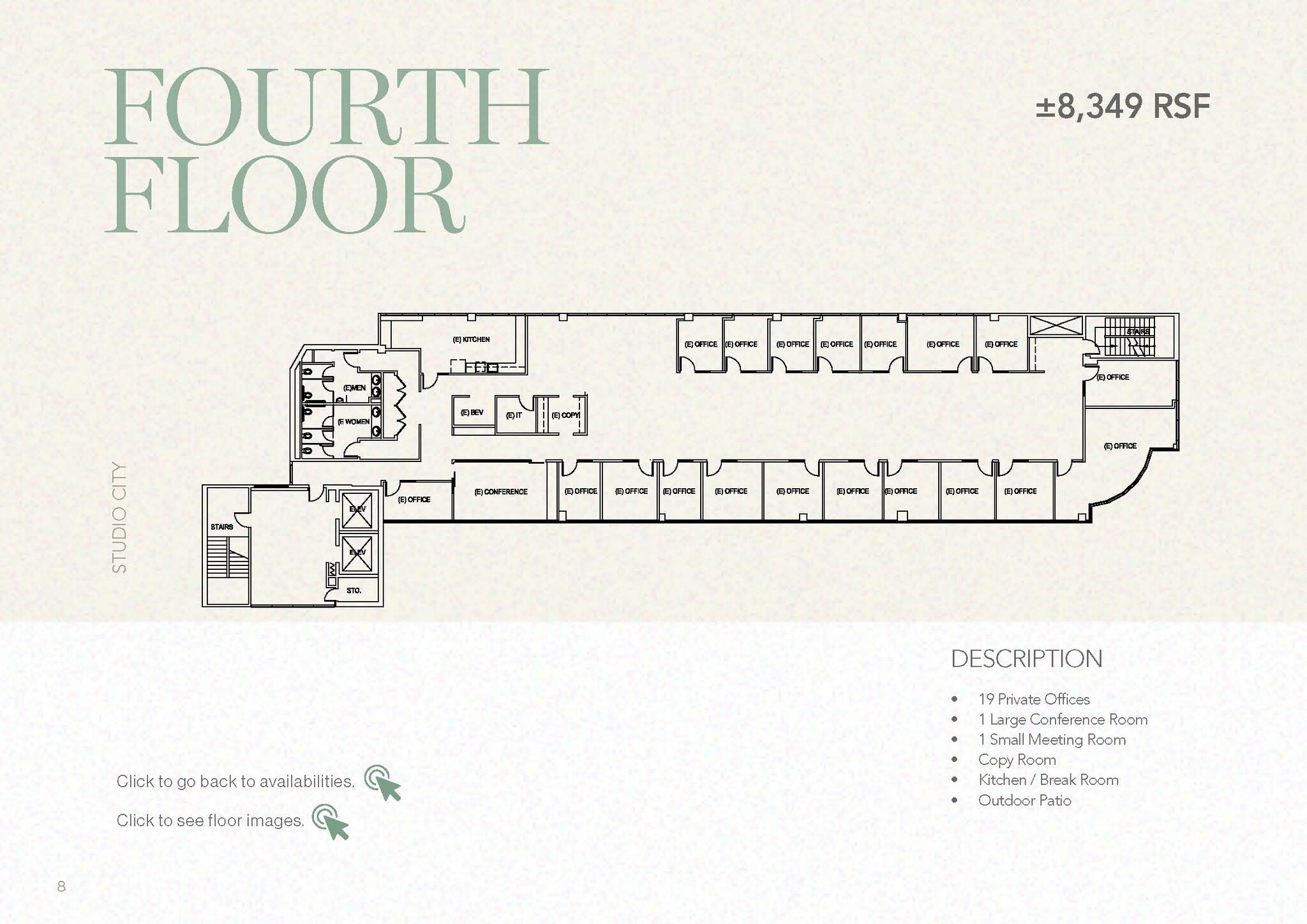 12700 Ventura Blvd, Studio City, CA à louer Plan d’étage- Image 1 de 3