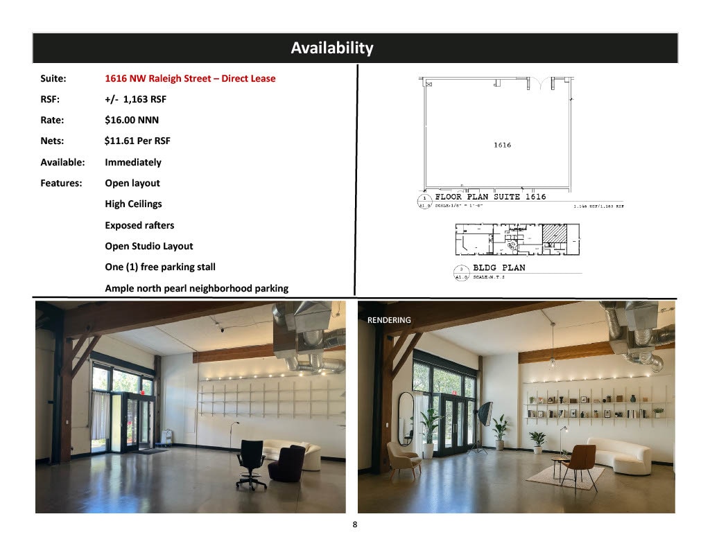 1627 NW 14th Ave, Portland, OR for lease Interior Photo- Image 1 of 1