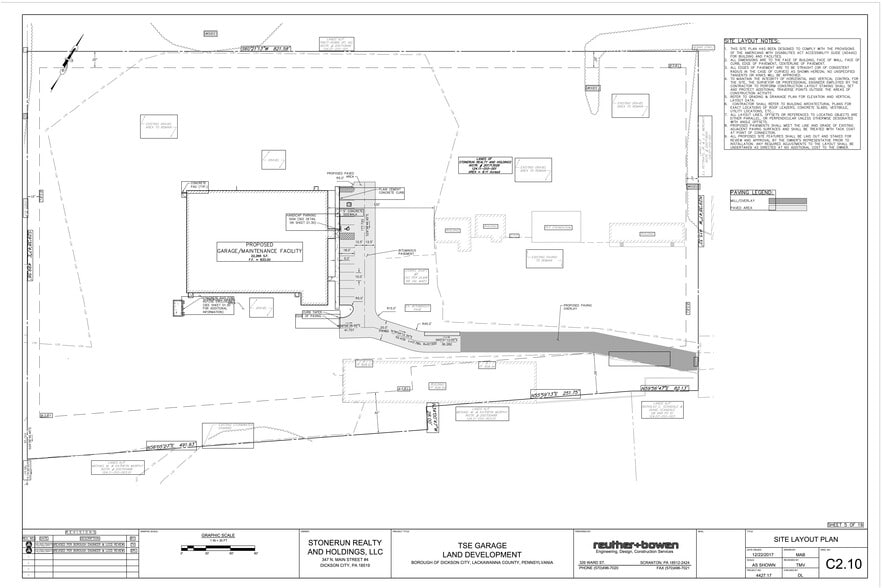 347 Rear Main, Dickson City, PA for lease - Site Plan - Image 1 of 6
