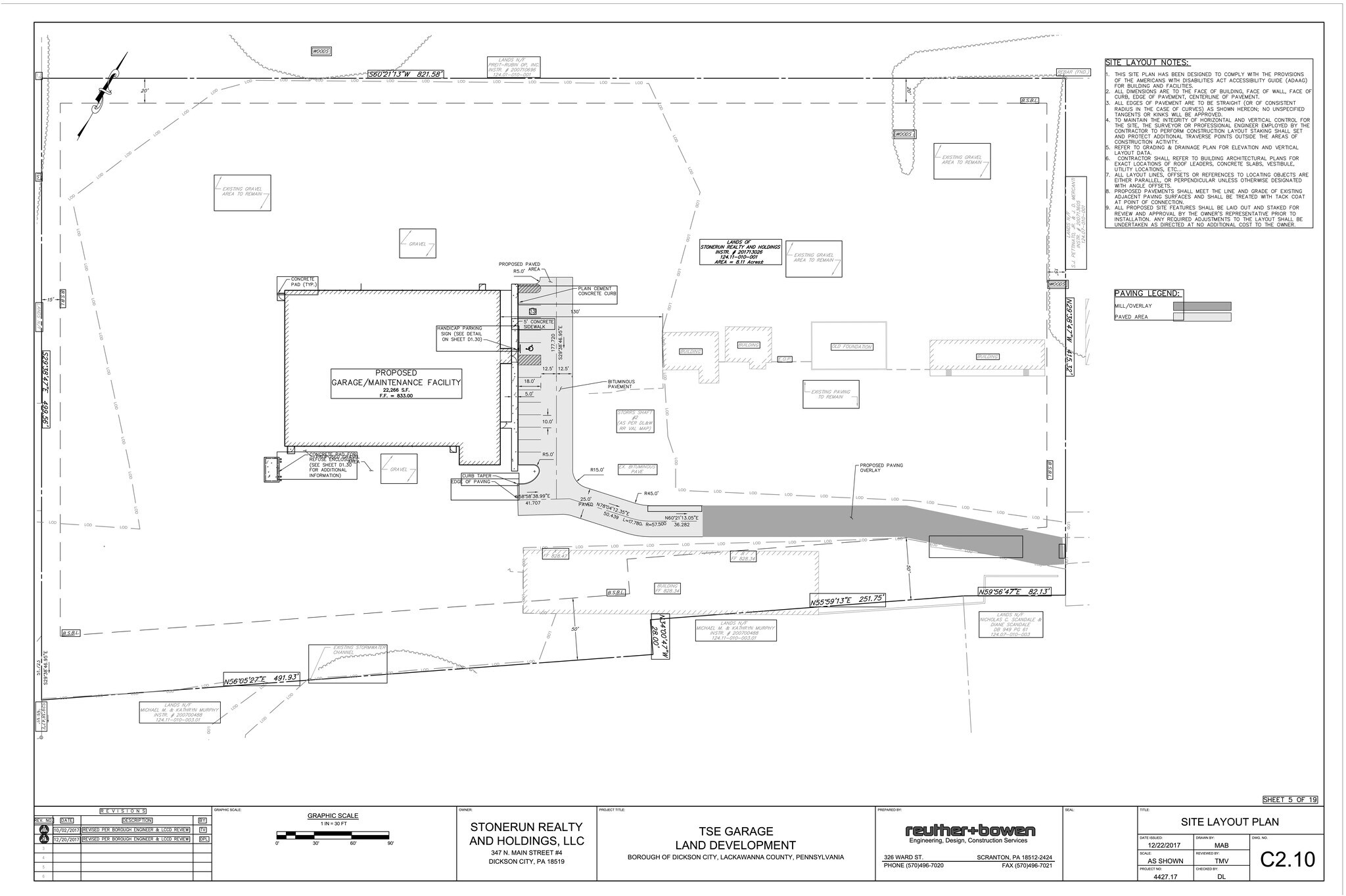 347 Rear Main, Dickson City, PA for lease Site Plan- Image 1 of 7