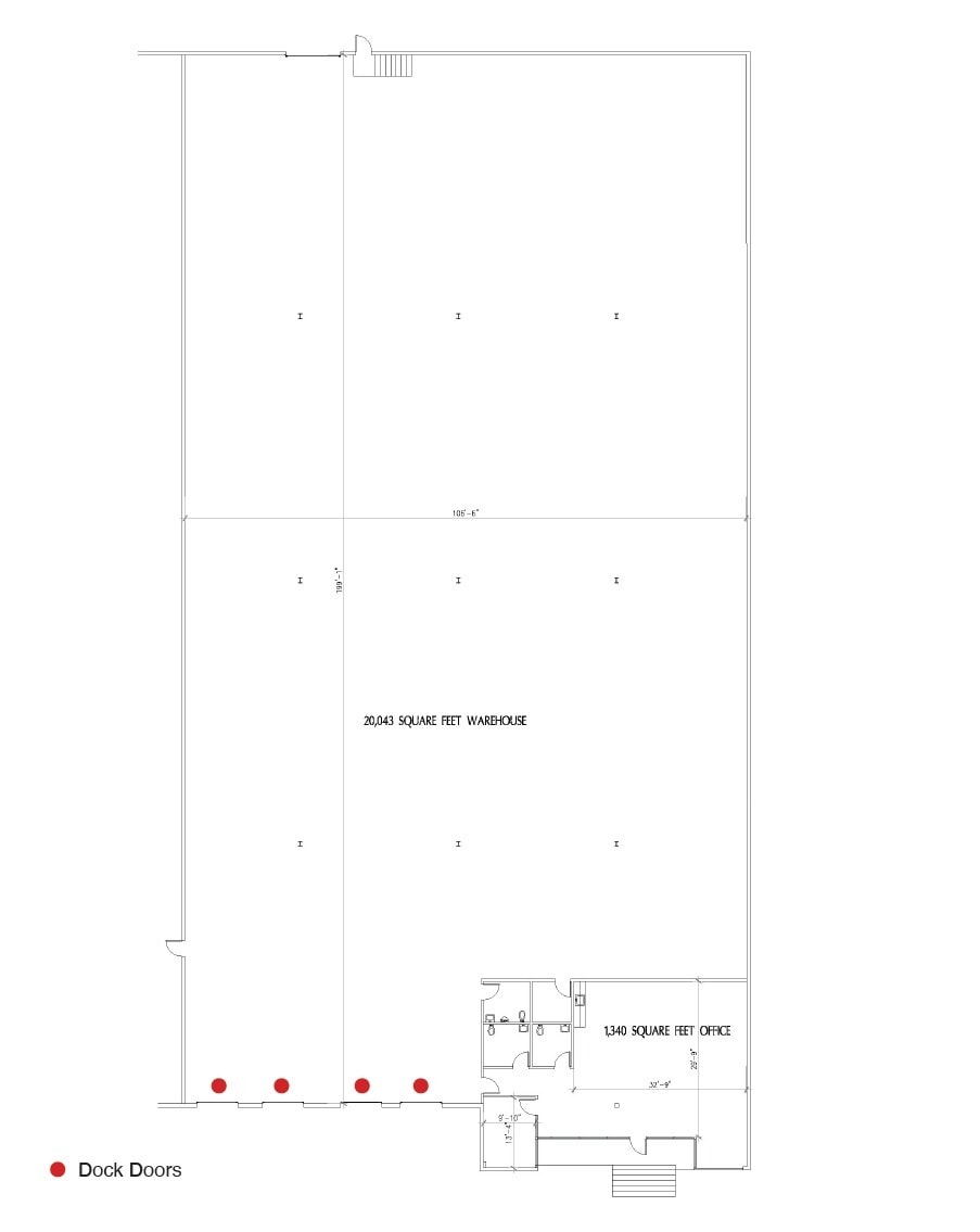 1002 S 56th Ave, Phoenix, AZ for lease Floor Plan- Image 1 of 2