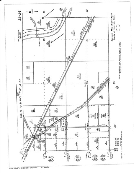 Coachella  Canal Rd, Niland, CA à vendre - Plan de site - Image 1 de 1