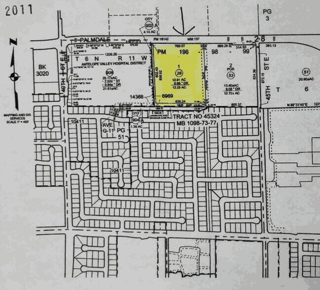 Vic of Palmdale Blvd. / 45th St. E., Palmdale, CA à vendre - Photo principale - Image 1 de 1