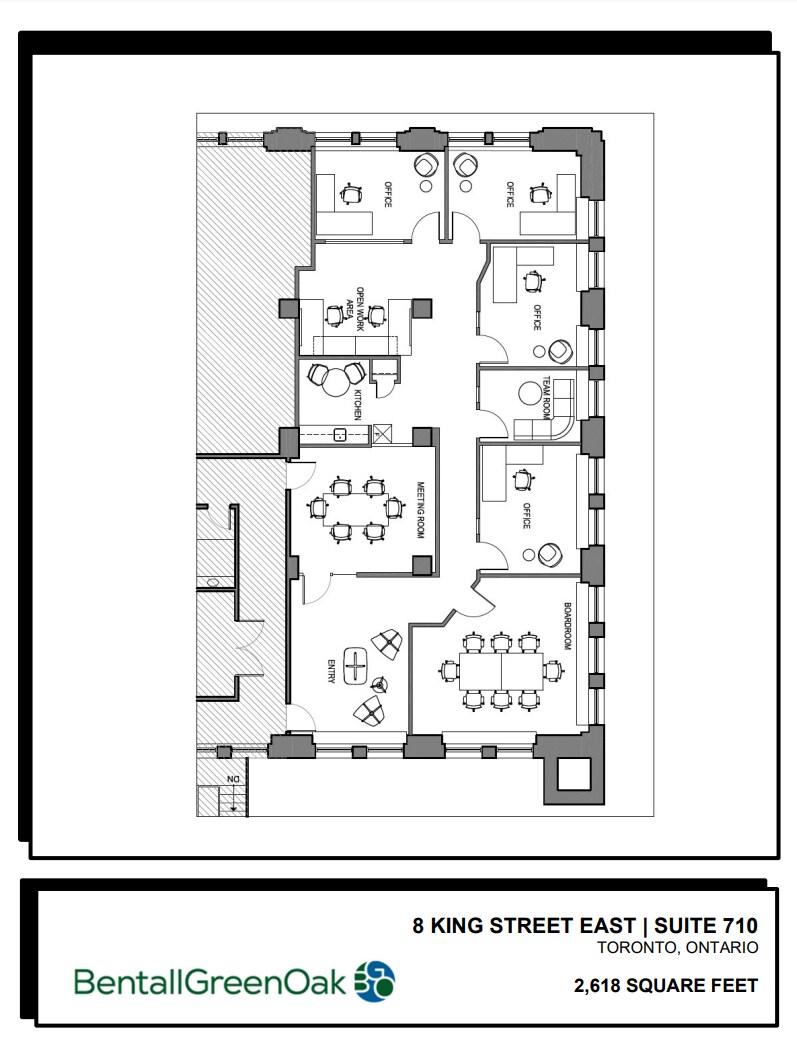 8 King St E, Toronto, ON for lease Floor Plan- Image 1 of 1