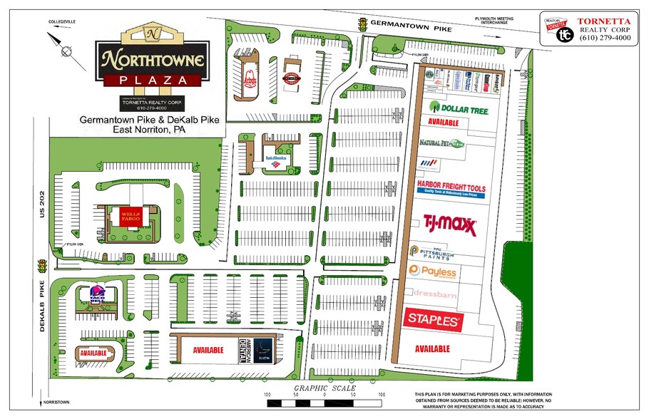 2860 Dekalb Pike, East Norriton Township, PA à louer - Plan de site - Image 2 de 7