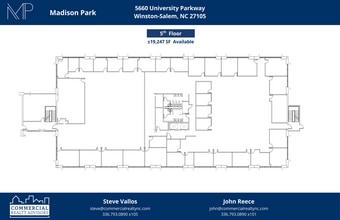 5620 University Pky, Winston-Salem, NC à louer Plan d’étage- Image 1 de 1